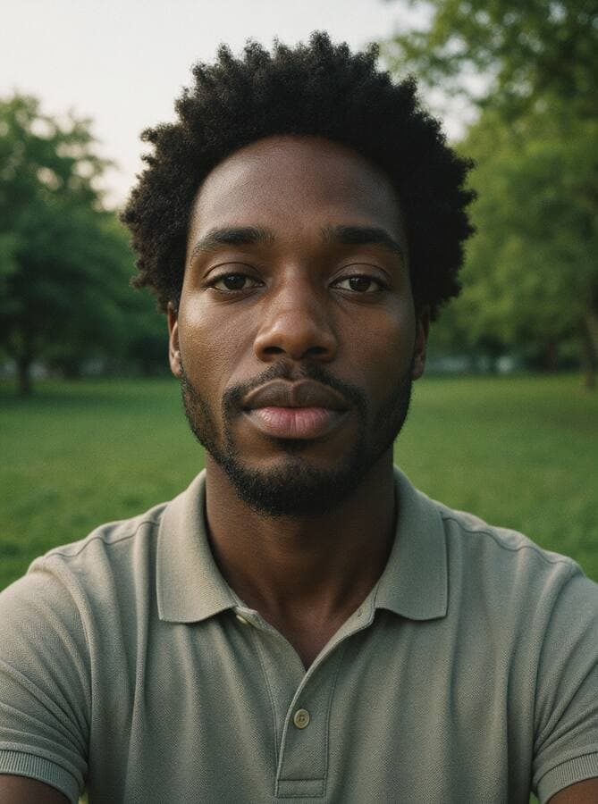 Portrait professionnel généré par IA