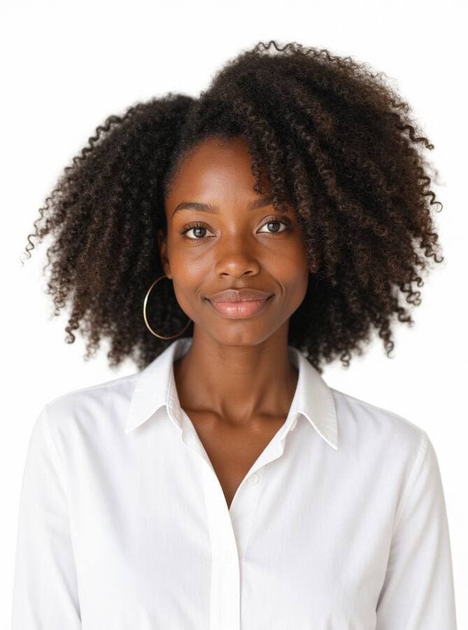 Portrait professionnel généré par IA