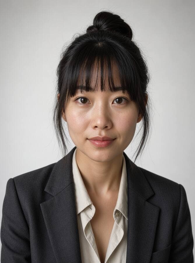 Portrait professionnel généré par IA